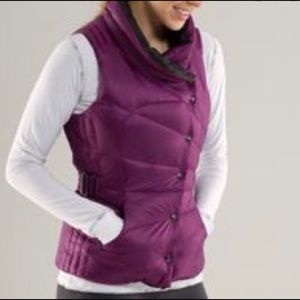 Lululemon Get Down Reversible Puffer Vest Black
